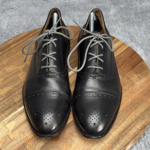 Curatore Mineo Wingtip Oxfords Derby Leather Casual Men’s Size 10 - Picture 2 of 7